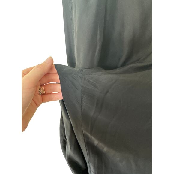 ATM Anthony Thomas Melillo Black 100% Silk Jogger Pants Medium - Picture 3 of 10